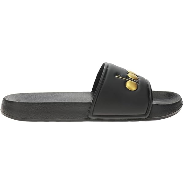 Amazon.com | New Balance Adjustable Slides Black | Sandals